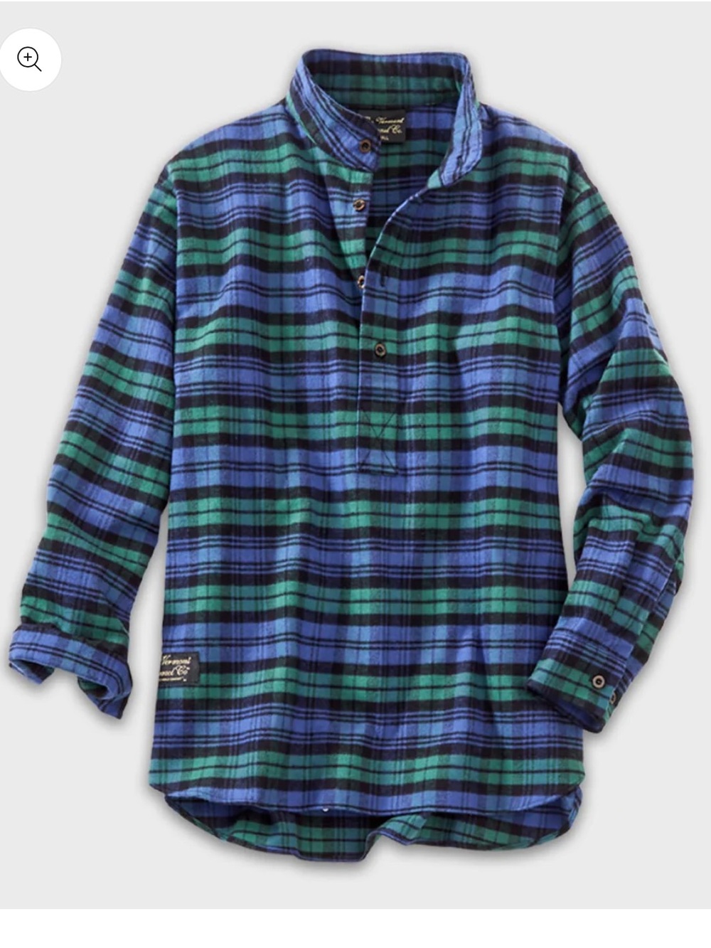 Vermont Flannel Company Henley Flannel Shirt